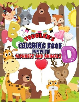 Libro Toddler's Coloring Book - Fun With Alphabet And Ani...