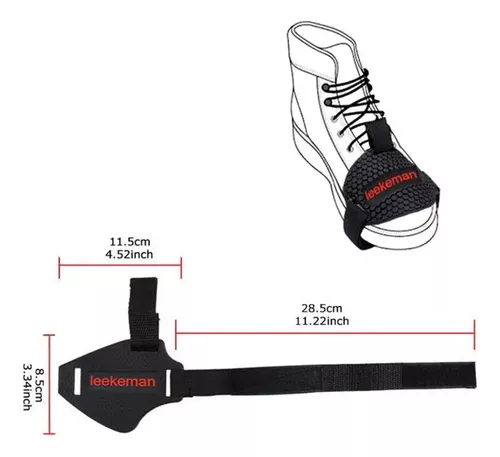 Comprar Cubierta antideslizante para zapatos de motocicleta, almohadilla de  cambio de marchas ajustable, accesorios de motocicleta, Protector de bota  ligero