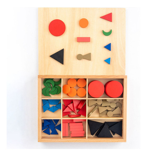 Material Didáctico Montessori De Madera Para Preescolar