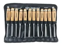 Comprar Juego De Cinceles Para Tallar Madera Gubia 12 Pieza Crownman