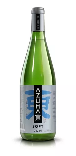 Bebida Saquê Soft Seco Azuma 740 mL - Japa Atacado