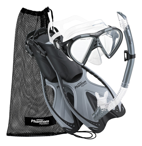 Set De Snorkel Para Adultos, De La Marca Phantom Aquatics