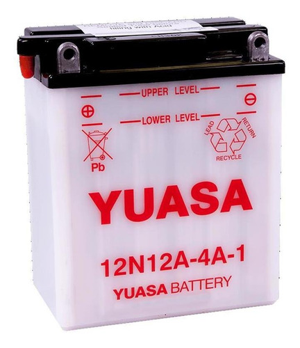 Imagen 1 de 9 de Batería Moto Yuasa 12n12a-4a-1 Honda Cb450 Ss 67/74