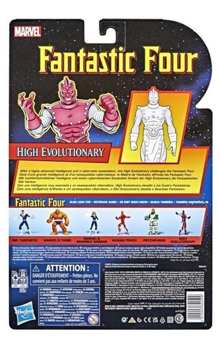 High Evolutionary Cuatro Fantasticos Marvel Legends Hasbro