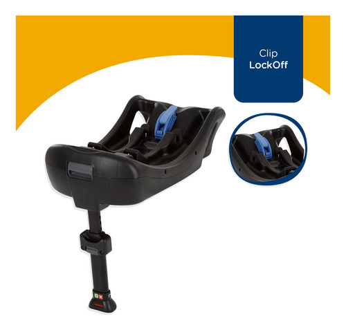 Base para Autoasiento de Bebé Joie Clickfit Huevito Color Negro con Cinturón