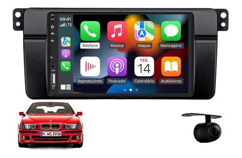 Central Multimidia Android Auto Bmw Série 5 1996 1997 1998