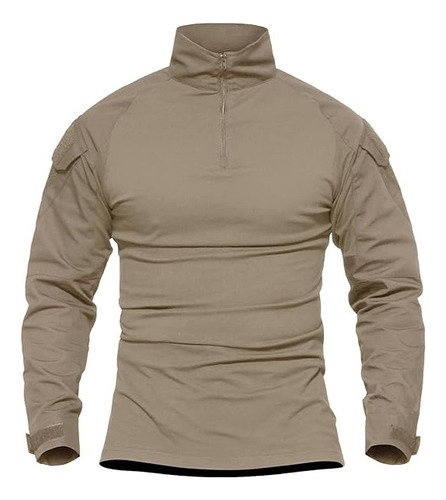 Polera Táctica Combat Shirt Estilo Militar Airsoft Ripstop