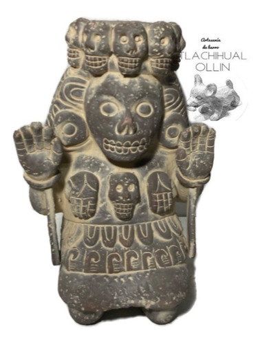 Artesanía Prehispanica De Barro Figura Cihuateteo Diosa 