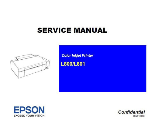 Manual Técnico Service Manual Epson L800 Series