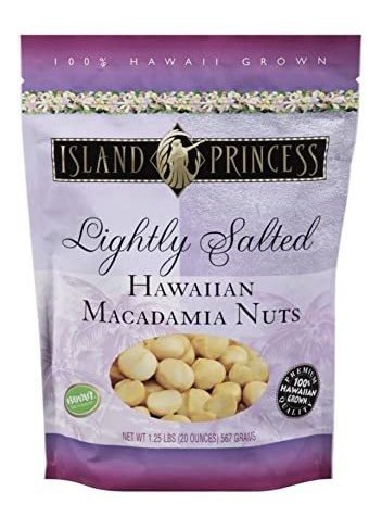 Un Poco De Sal De Hawai Premium Nueces De Macadamia 1.25 Lb 