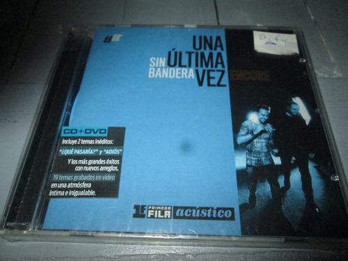 Cd Dvd Sin Bandera Una Ultima Vez Nuevo Promo L54 Difusion