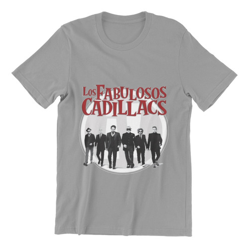 Polera Unisex Fabulosos Cadillacs Banda Estampado Algodon