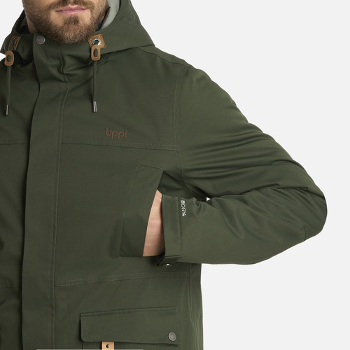 Chaqueta Hombre Daybreak B-dry Verde Militar Lippi I25