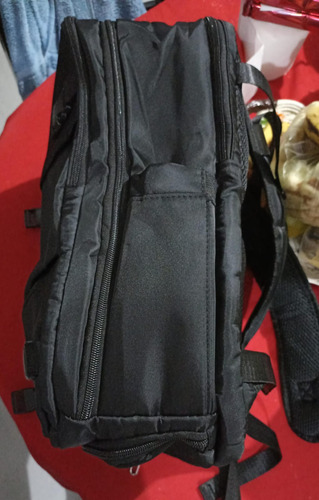 Mochila De Viaje Equipaje Aprobada Para Vuelos Mujeres Y Hombres Avión Múltiples Bolsillos Para Computadora Y Zapatos Ideal Para Negocios Negro Liso