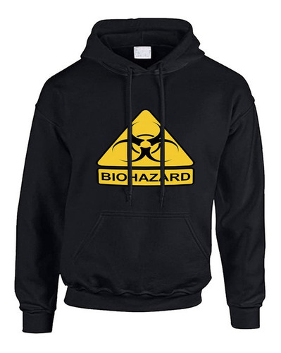 Buzo Hoodie Peligro Riesgo Biohazard R5