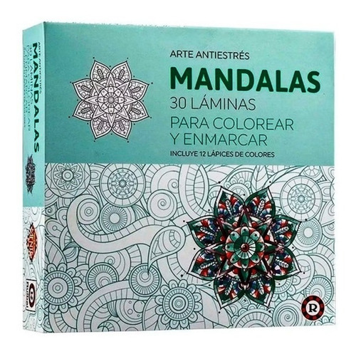 Set Laminas X30 Mandalas Para Pintar Jardines Magicos Ruibal