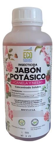 Jabón Potásico Neem Y Canela Ecomambo 500cc