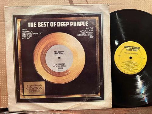 Vinilo Deep Purple The Best - Excelente 1972 Citación Serie