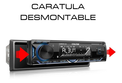 Imagen 2 de 9 de Autoestereo Amplificado Con Usb,sd,auxiliar Y Bluethoot