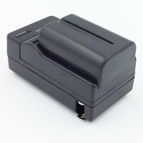 Np-fm50 Qm51 1450mah Batería Y Cargador Para Sony Dcr-trv830