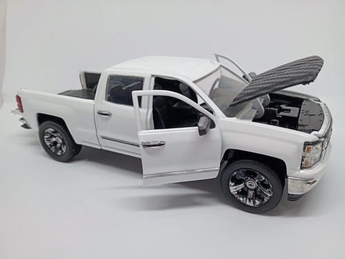 Imagen 4 de 8 de Chevrolet Silverado 2014 Jada Carro De Coleccion 1:24
