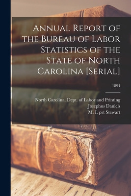 Libro Annual Report Of The Bureau Of Labor Statistics Of ...