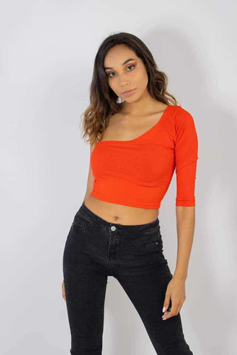 Crop Top Asimétrico 2x  Oferta Diferentes Modelos