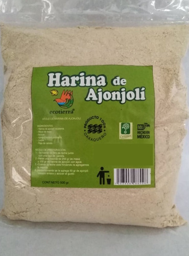 Harina De Ajonjolí,  Con Certificado Orgánico, Oaxaca 2 Kg