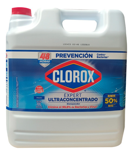 Blanqueador Desinfectante Clorox® Líquido, Concentrado, 10l