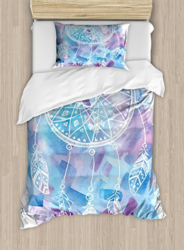 Anbesonne Pluma Duvet Set, Abstracto Sueño Catcher H7m5e