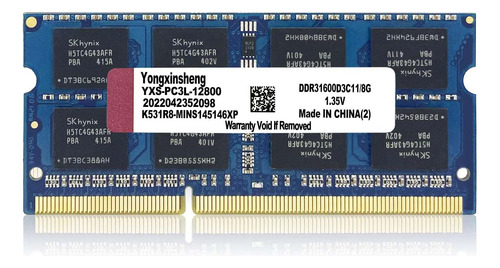 Memory Ram Ddr3l 8gb 1600 Mhz Para Laptop / Portatil