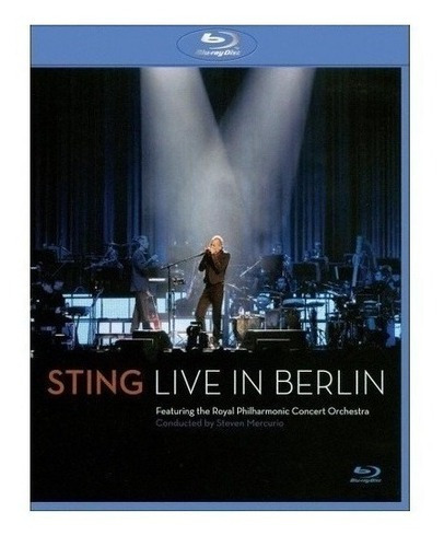 Sting Live In Berlin Bluray: novo original importado