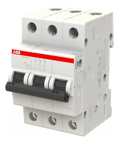 Termica Tripolar 3x63 A Abb Termomagnetica 3x63a