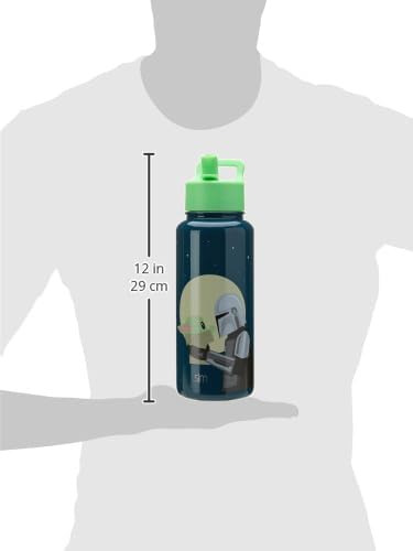 Botella De Agua Mandaloriana De Star Wars Simple Y Moderna C