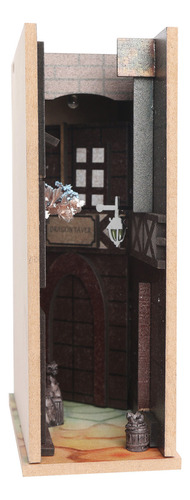 Libro Misterioso, Decoración De Madera Con Luz Led, Artesaní