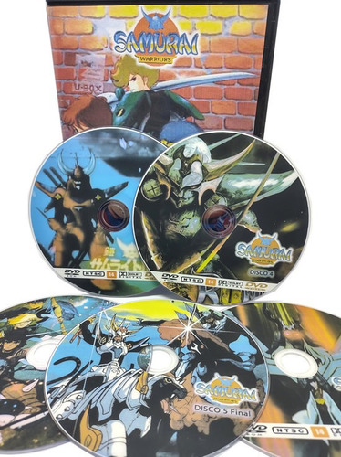Dvd Genesis Climber Mospeada Dublado + Samurai Warriors Dual