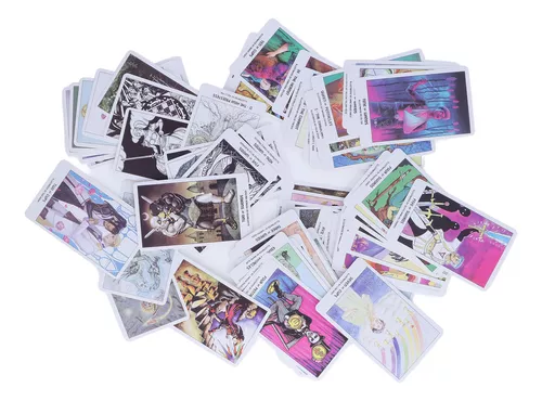 Compre 78 peças interessantes conjunto de cartas de adivinhação Rider-Waite  Oracle, o baralho de taro selvagem e desconhecido
