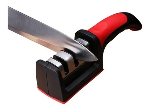 Imagen 1 de 4 de Afilador De Cuchillos Acero Mango Antideslizante Pro