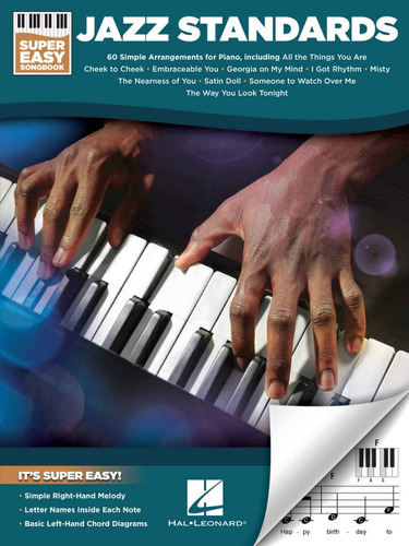 Partitura Piano Jazz Standards Super Easy Songbook Digital Oficial