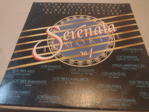 Serenata Inmortal Vol 1 Vinyl,lp,acetato Oferta1