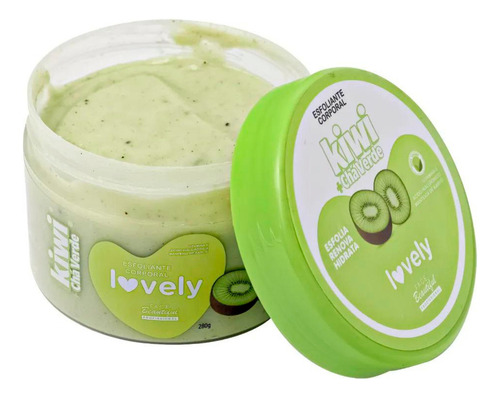Esfoliante Corporal Hidratante Vegano 280g - Face Beautiful Fragrância Kiwi
