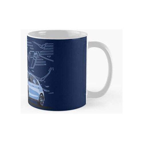 Taza Hyundai I30n Performance Azul Calidad Premium