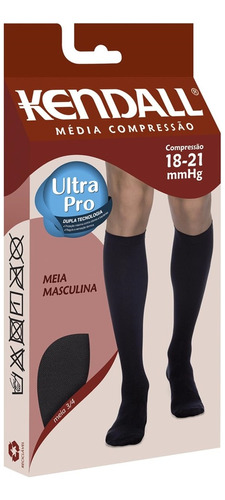 Meia 3/4 Kendall Média Compressão (18-21mmhg) Masculina - V