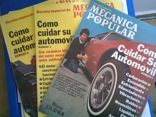 Lote 3 Revistas Mecánica Popular Como Cuidar Su Automóvil 