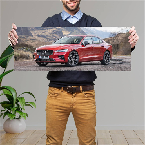 Cuadro 30x80cm Auto 2019 Volvo S60 R Design Uk 9 583