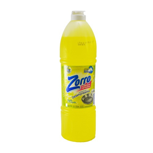 Detergente Zorro Lavavajillas Limón Y Té Verde 250 Ml