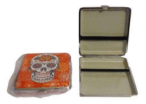 Cigarreras Eco Cuero Calaveras Catrinas