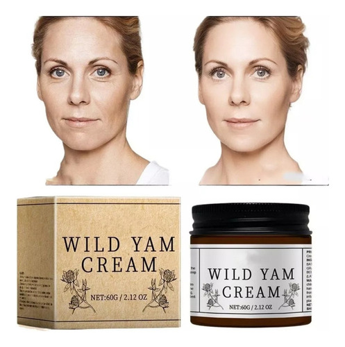 Crema Natural Ñame Silvestre Crema Relief Wild Yam,2pc.