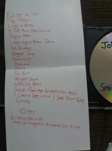 Cd John Frusciante - Smile From The Streets You Hold 1997