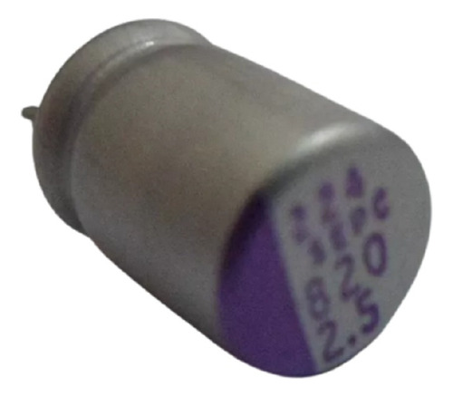 Capacitor Eletrolítico Sólido 820uf 2.5v Kit C/ 10pçs.